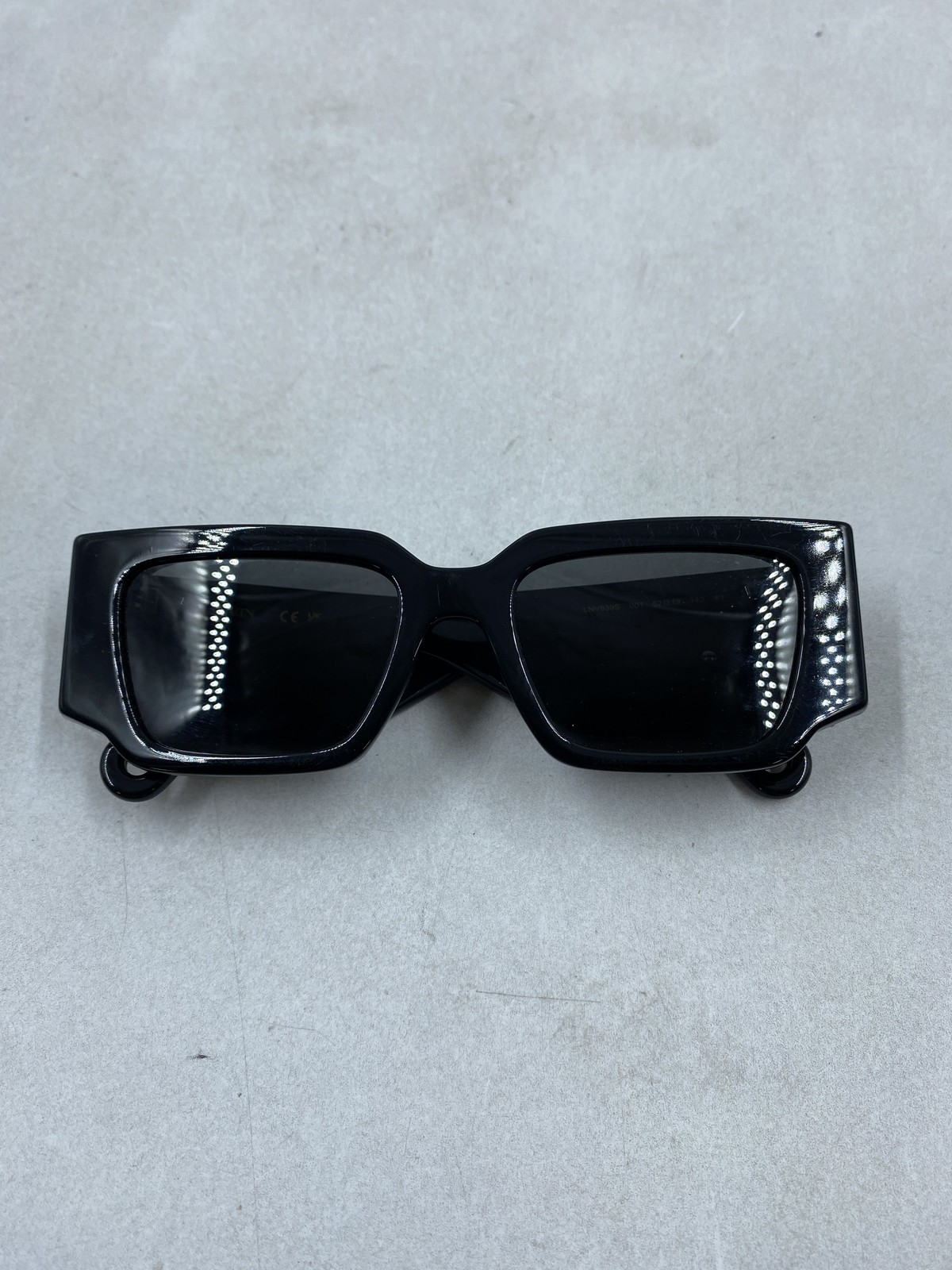 Lanvin Black Patterned Frame Sunglasses - image 1