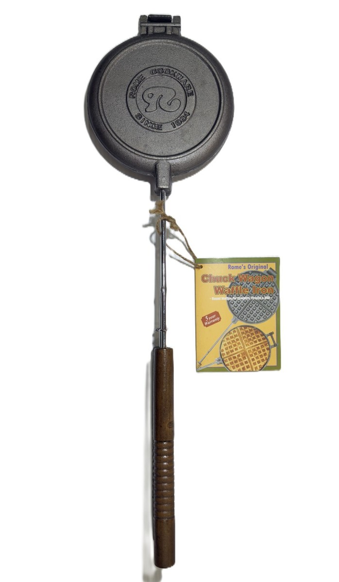 Rome Industries Old Fashioned Waffle Maker Cast Iron 24' X 7
