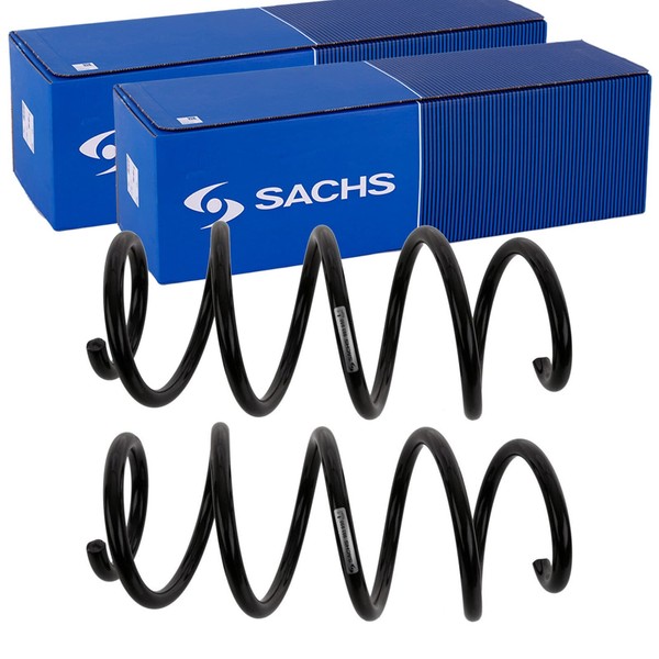 2X Sachs Fahrwerksfedern Vorne Passend FÜR Vw Sharan Links+Rechts-image