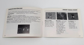 Swamp Thing Nintendo NES Bedienungsanleitung NOE