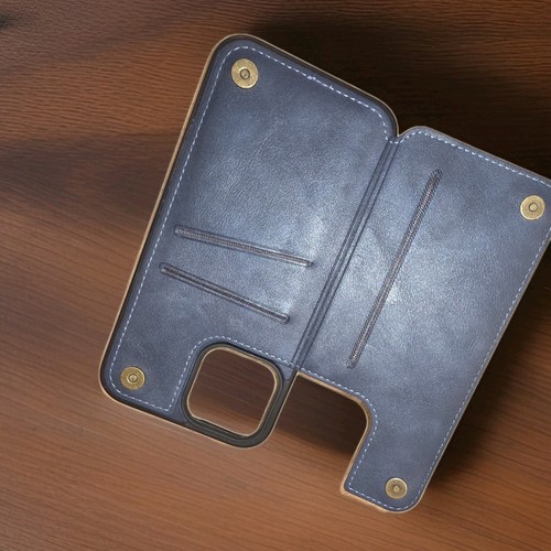iphone 13 pro max leather wallet case - Zdjęcie 2 z 2
