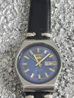 VINTAGE SEIKO 5 BLUE DIAL Automatic 6309A 17J D/D Japan made Men’s Wristwatch