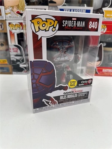Funko POP! Marvel: Glow Miles Morales Programmable Matter Suit #840 GameStop