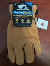 Wells Lamont L Hydra Hyde Water Resistant Cowhide Thick Leather Cold Weather