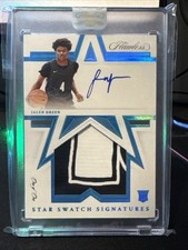 Jalen Green 2021 Flawless Collegiate Star Swatch Signatures 1/1 Original Sealed