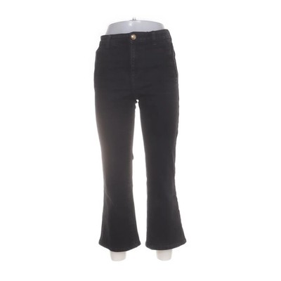 Zara, Jeans, Größe: 36, Schwarz, Baumwolle/Elasthan, Einfarbig, Denim #uMe