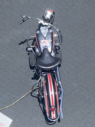 Franklin Mint Dale Earnhardt 1942 Indian Motorcycle 1:10 Diecast NOT COMPLETE! - Picture 4 of 24