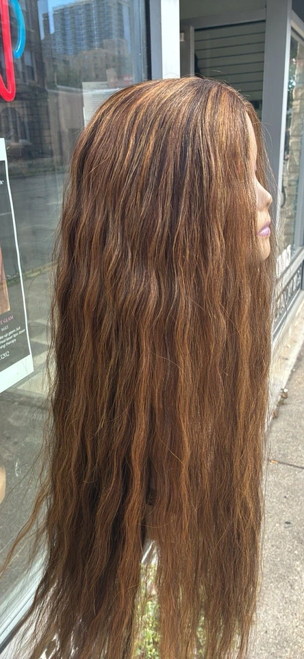 30英寸蜂蜜棕色假发 — 第 3/4 张图片