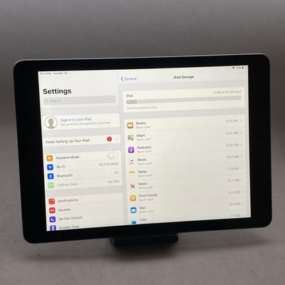 Apple iPad Air 1st Gen 64GB Cellular BLACK 9.7in | eBay