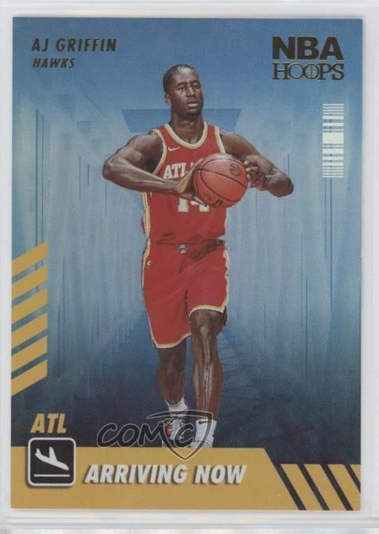 2022-23 Panini NBA Hoops Arriving Now Holo AJ Griffin #16 8d2