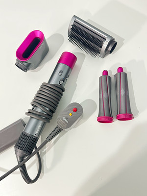 Dyson Special Edition Airwrap Multi-Styler Long Blue -Used (4 attachments)