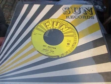 2013 JOHNNY CASH Get Rhythm W/I Walk The Line 7" Third Man TMR 187 Black Mint