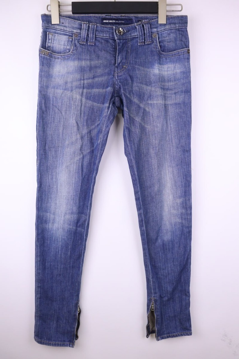 MISS SIXTY COLLECTION Style FLICKER Denim Slim Skinny Zipper Jeans