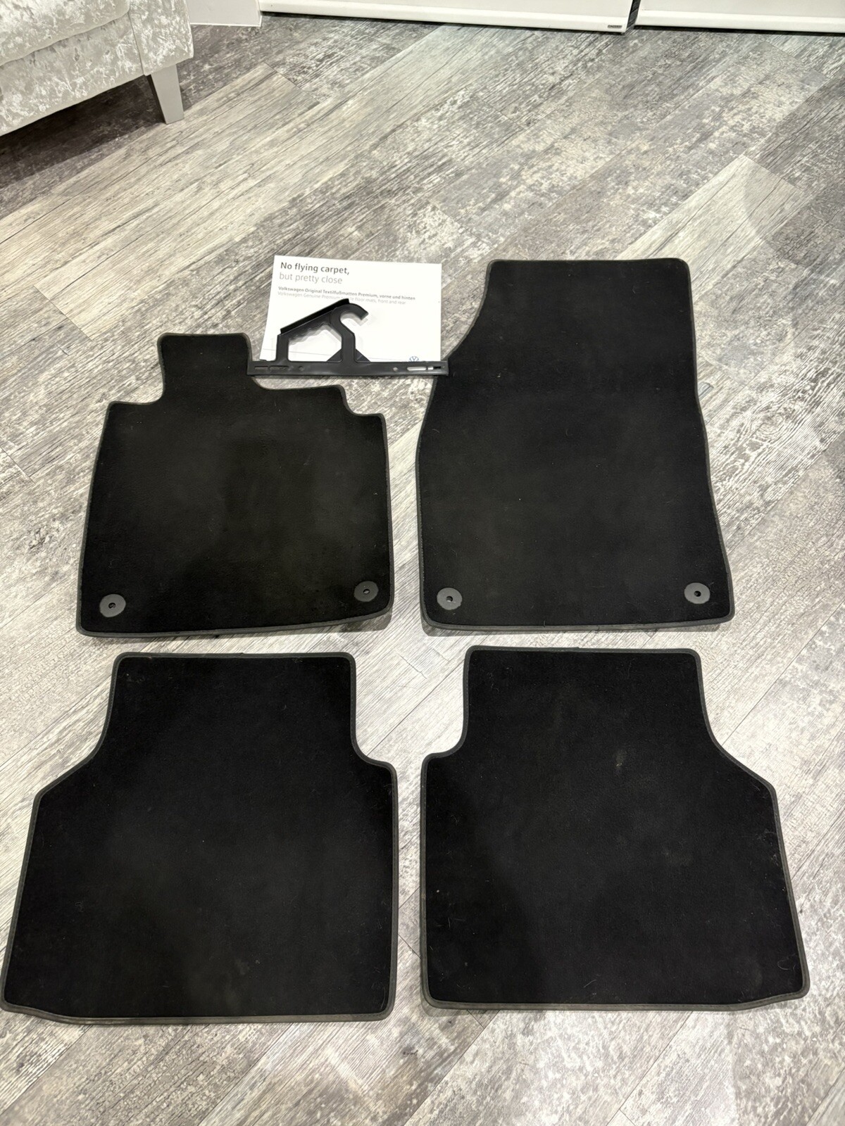 Genuine VOLKSWAGEN ID.4 Performance Interior Mat Set 10C864435/6 11A864451/2