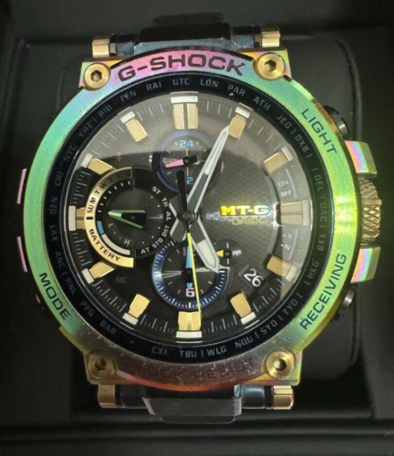 CASIO G-Shock MTG-B1000RB-2AJR MTG 20th Anniversary Limited Watch W/Box & Papers - Picture 3 of 7