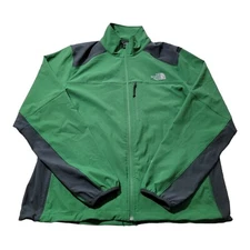 The North Face Jacket Mens Size XL Green Black TNF Apex Outdoor Windbreaker 