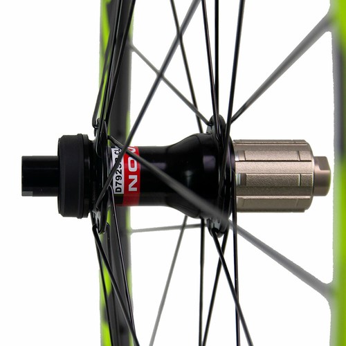 SUPERTEAM Cyclocross Bicicleta Clincher Juego de Ruedas de Carbono 50 mm Freno de Disco Rueda de Bicicleta - Imagen 8 de 11
