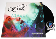 ALANIS MORISSETTE SIGNED 'JAGGED LITTLE PILL' ALBUM VINYL RECORD BECKETT COA BAS ALANIS MORISSETTE SIGNED 'JAGGED LITTLE PILL' ALBUM VINYL RECORD BECKETT COA BAS