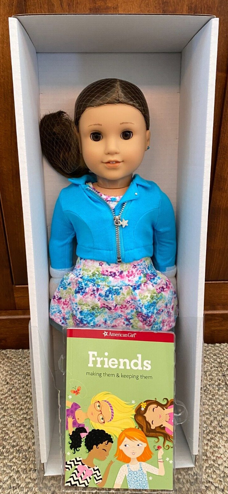 American Girl 18" Truly Me #68 Doll Light Skin Brown Hair Br