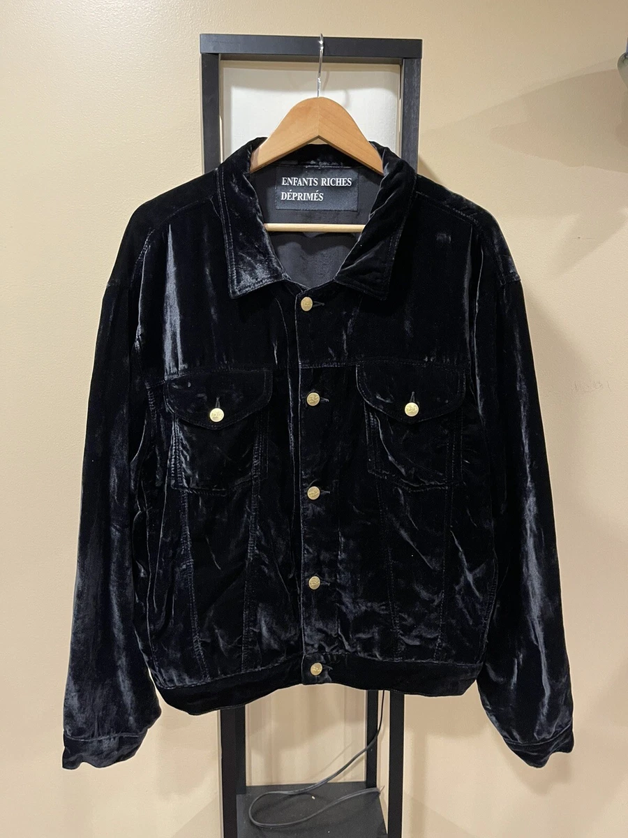Stussy velvet trucker jacket sale