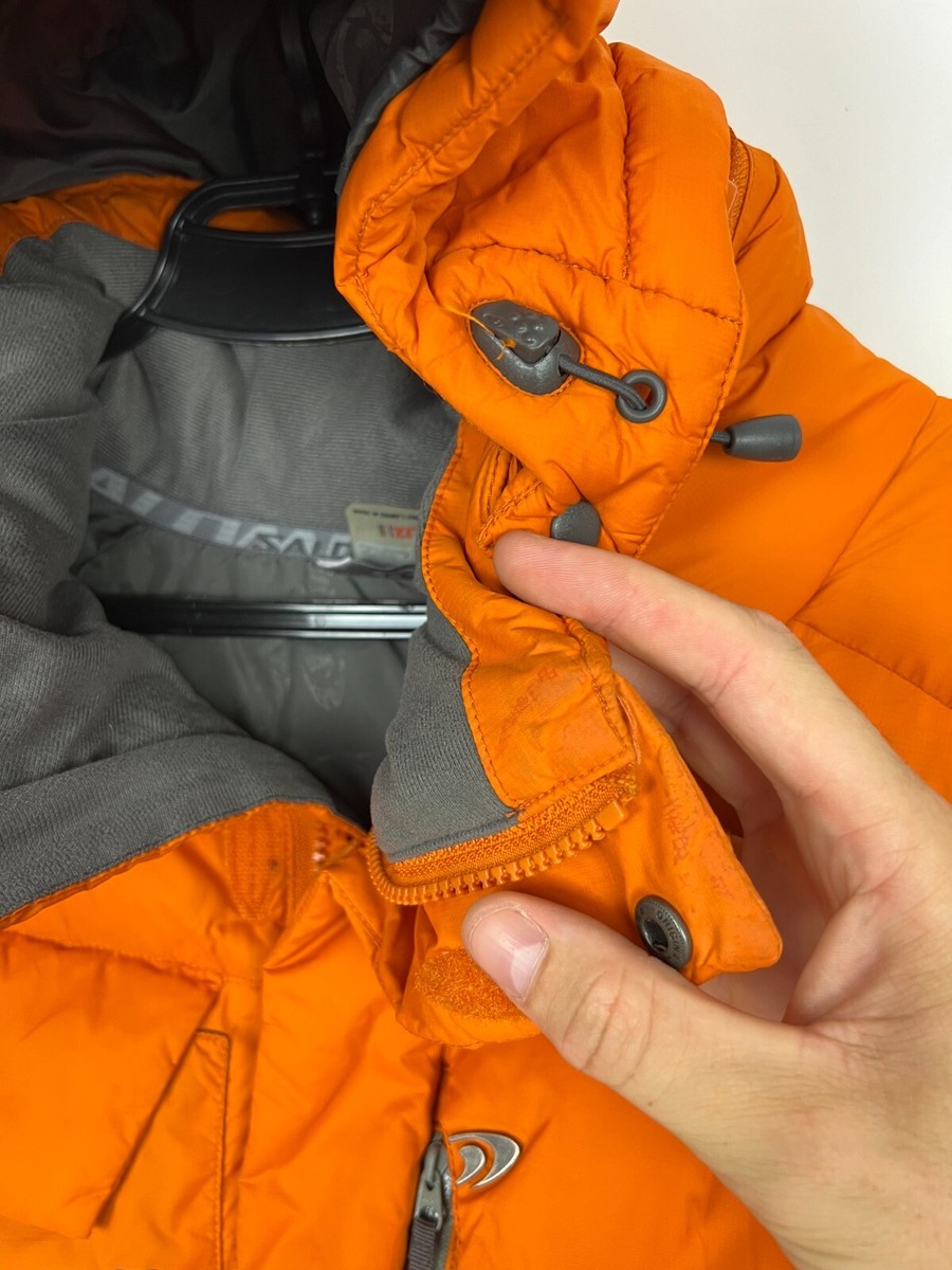 Salomon Down Puffer Ski Jacket Orange Size XL | eBay