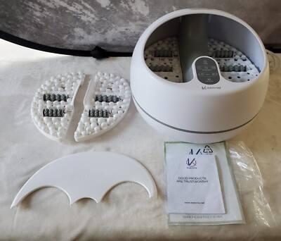 Keenray Steam Foot Spa Massager Sauna Care W/ Heating Timer Electric Rollers
