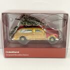 <!--F#f_0-->Station Wagon With Tree Christmas Ornament • Blown Glass • Crate & Barrel<!--F/-->