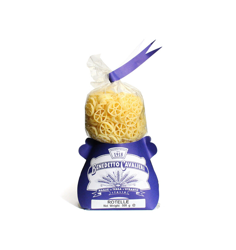 PASTA BENEDETTO CAVALIERI - ROTELLE - 4 pieces of 500gr (2Kg) ARTISAN PASTA