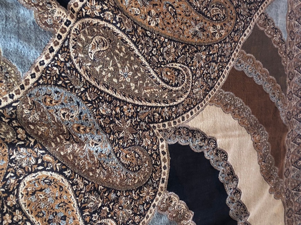 WOOL SCARF BY VISMAYA 79"x27" Maid In India eBay