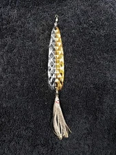 Salmon Spoon McOmie's 4" 24 kt Gold/Nickel Spoon Diamond w/Hoochie