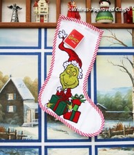 WILLIAMS-SONOMA  THE GRINCH  STOCKING -NWT-  CHEER UP DUDE, IT  S CHRISTMAS  