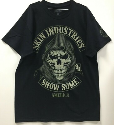 Skin Industries Men's T-Shirt ''Skull''Black