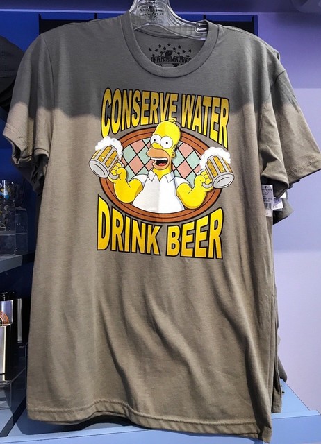 universal studios simpsons shirt