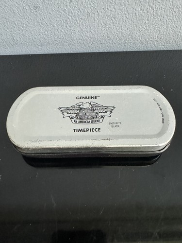 Vintage Harley Davidson Motor Cycles Timepiece Case - No Watch - Metal Case Only - Picture 3 of 5