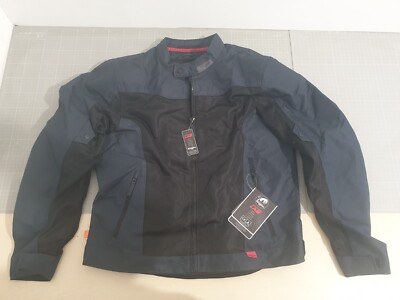 Furygan Mistral Evo 3 Black/blue Motorrad-Textiljacke 6435-509 (2 XL)