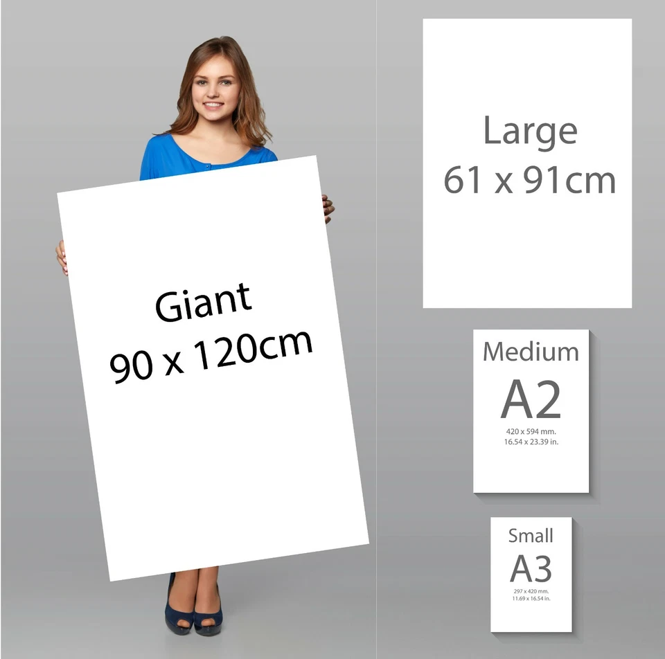 Angela Davis and Muhammad Ali Poster Premium Quality Choose your Size - Image 4 of 4