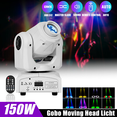 150W LED RGBW Moving Head Spot Lichteffekt DMX Bühnenlicht DJ Party Weihnachten