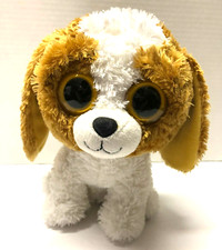 Ty Beanie Boo Buddies 10" COOKIE Beagle Plush Dog Figure