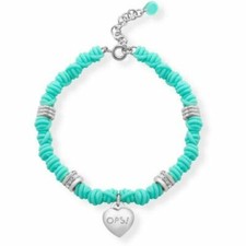 OPS OBJECTS OPSBR-455 BRACCIALE DONNA NODI CUORE VERDE LIST. 29€ SOTTOCOSTO