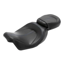 Black Blue Driver & Passenger Seat Fit For Harley Electra Street Glide 2009-up