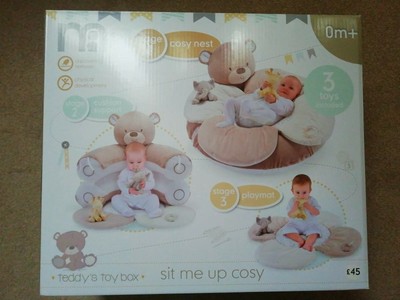 teddy's toy box sit me up cosy