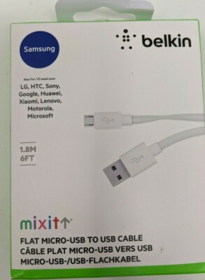 Belkin Mixit 4ft Micro-USB to USB Cable for LG, HTC, Samsung Phones *Please Read