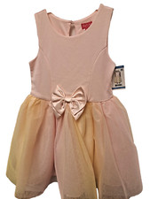 Girl's Dress Size 6/6X Blush/Yellow, Zunie Girl NWT Special Occasions Easter
