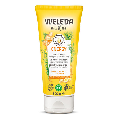Weleda Aroma Shower Energy Gel Doccia Stimolante Energizzante per Donna 200ml