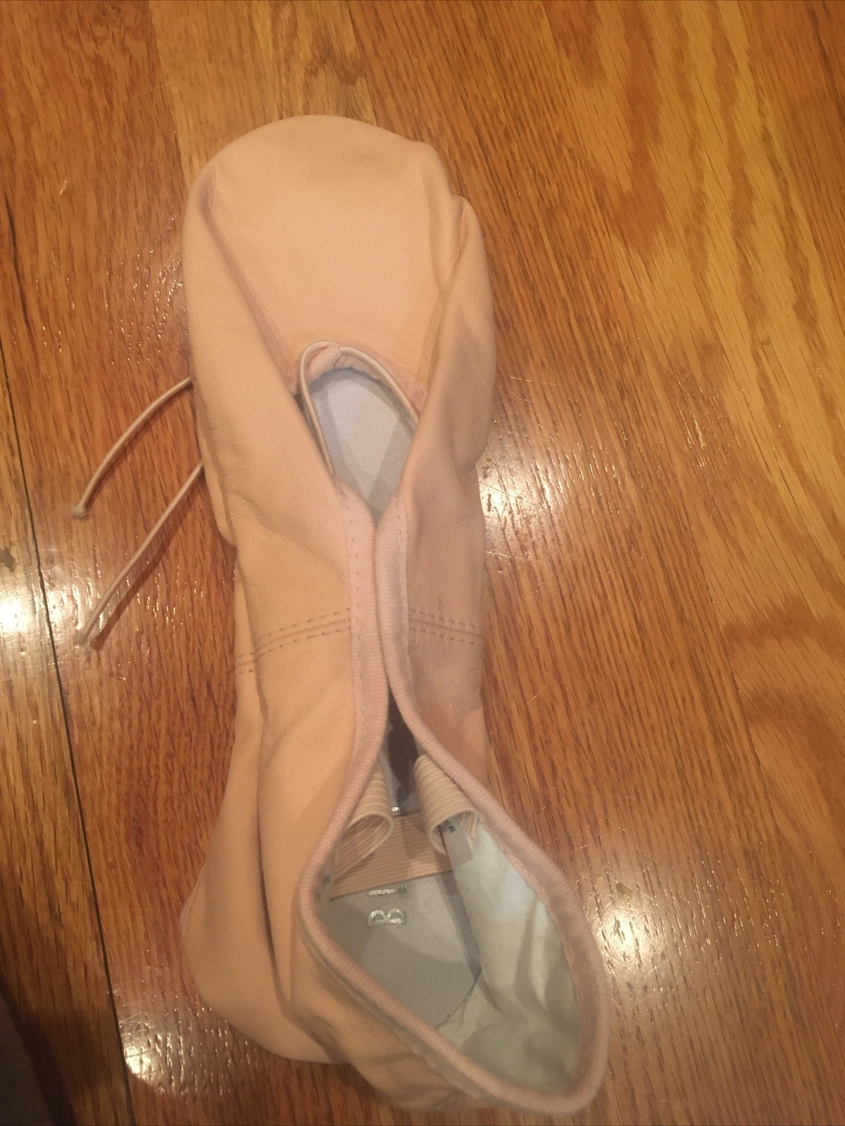 SAOLA Bloch 5.5D (7.5W) Ciabatta da Balletto in Pelle con Suola Completa per Adulti Nuova mai indossata