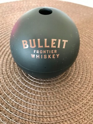 Bulleit Bourbon Whiskey Ball, Sphere Ice Mold