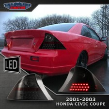 Pair Fit 2001 2002 2003 Honda Civic Coupe Led Tail Lights Turn Signal Lamp Smoke Pair Fit 2001 2002 2003 Honda Civic Coupe Led Tail Lights Turn Signal Lamp Smoke