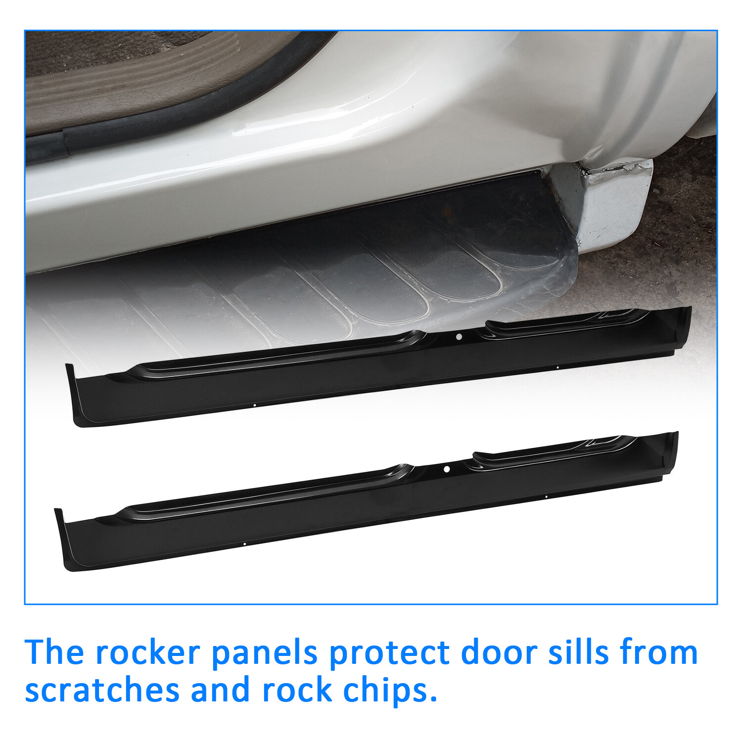 クロームカバー Dodge Intrepid 19931995 SAA Lタイプの洗練されたロッカーパネルカバーの場合 For Dodge