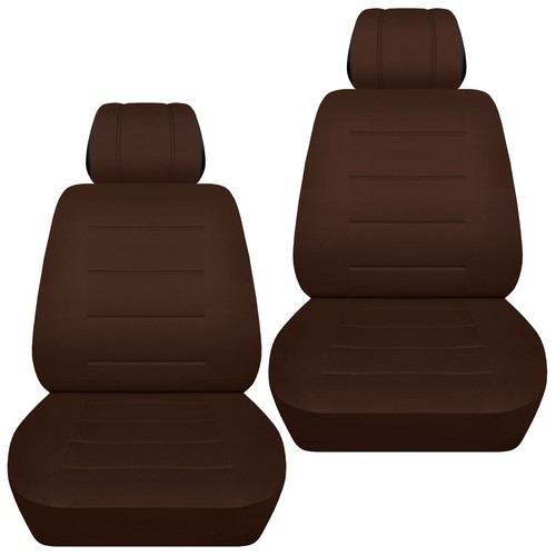 Se adapta al juego delantero de fundas de asiento de automóvil para Honda Pilot 2002 a 2020 carbón/plata/bronceado - Imagen 6 de 14