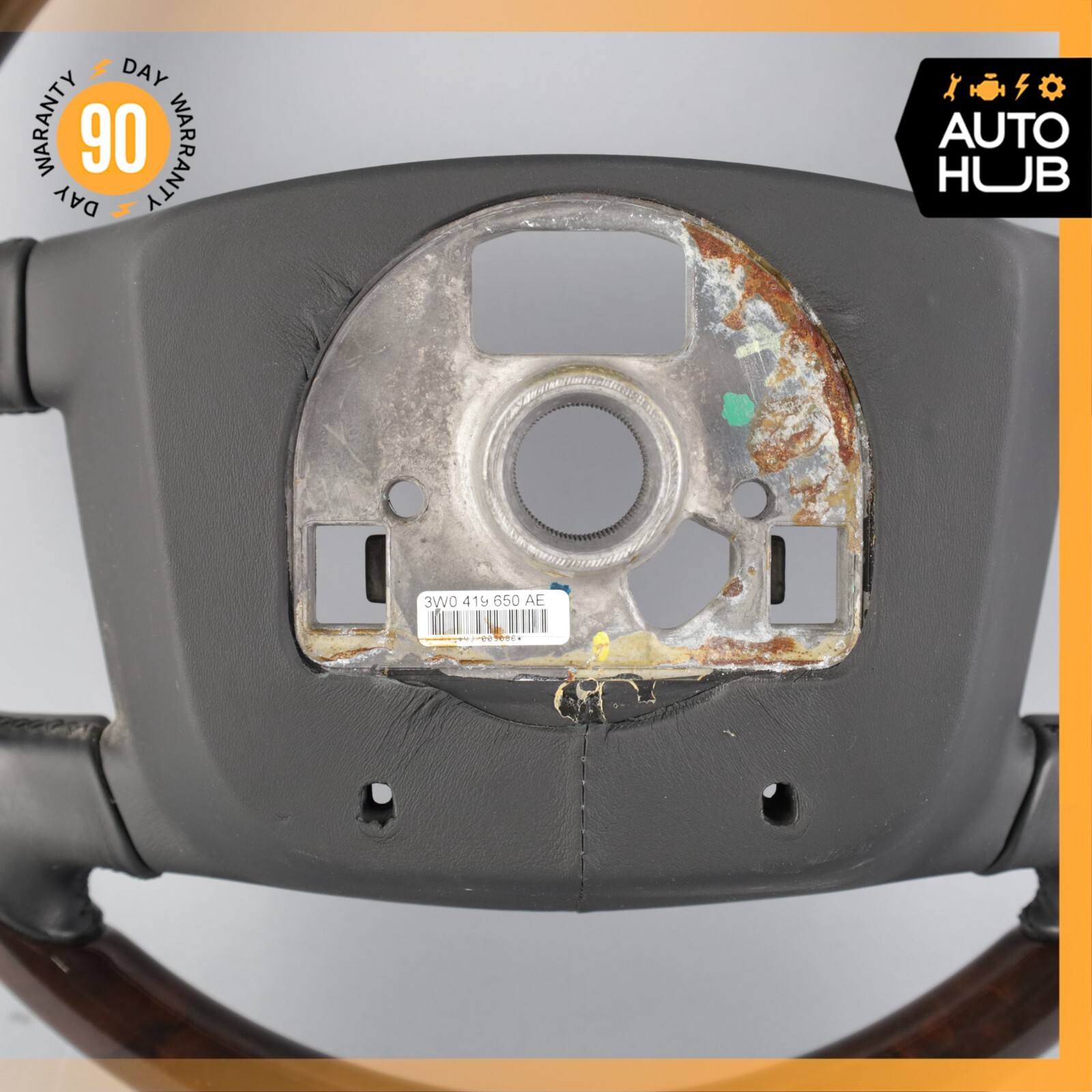 03-10 Bentley Continental GTC GT Flying Spur Driver Steering Wheel Wood OEM 52k